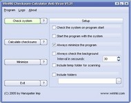 WinHKI Checksum-Calculator Anti-Virus screenshot